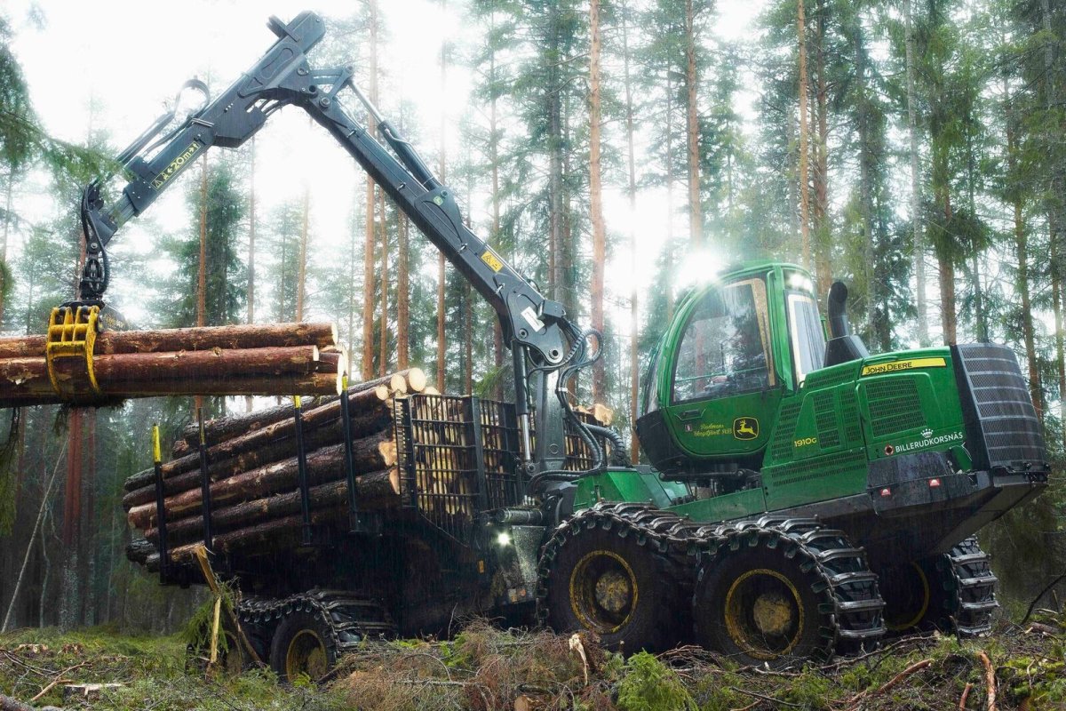 Тандемная тележка форвардера