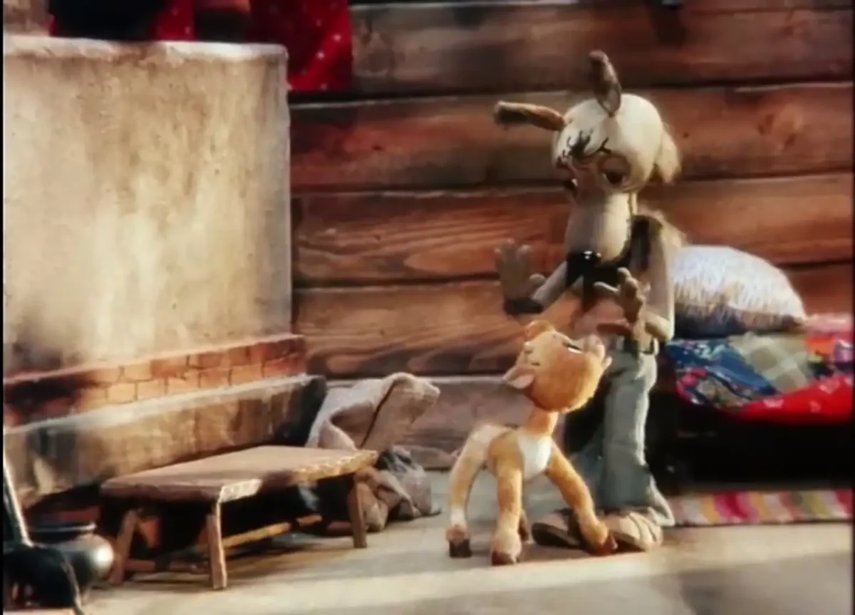 Мультик волк и теленок