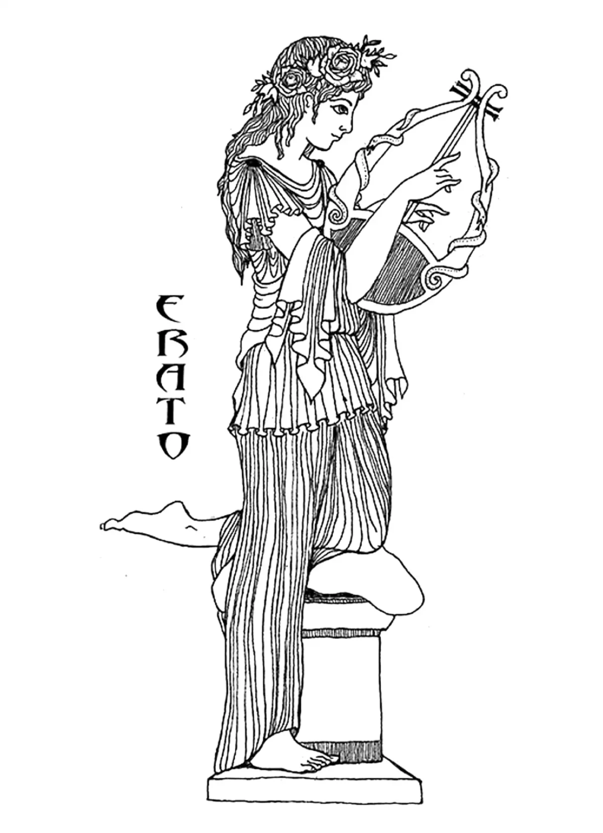 Раскраска женщина