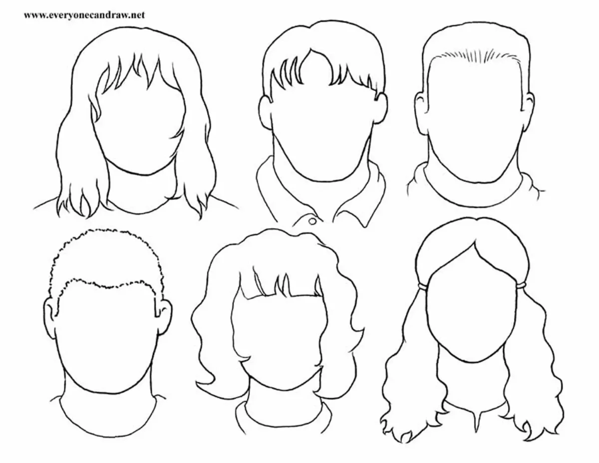 Раскраска дорисуй портрет