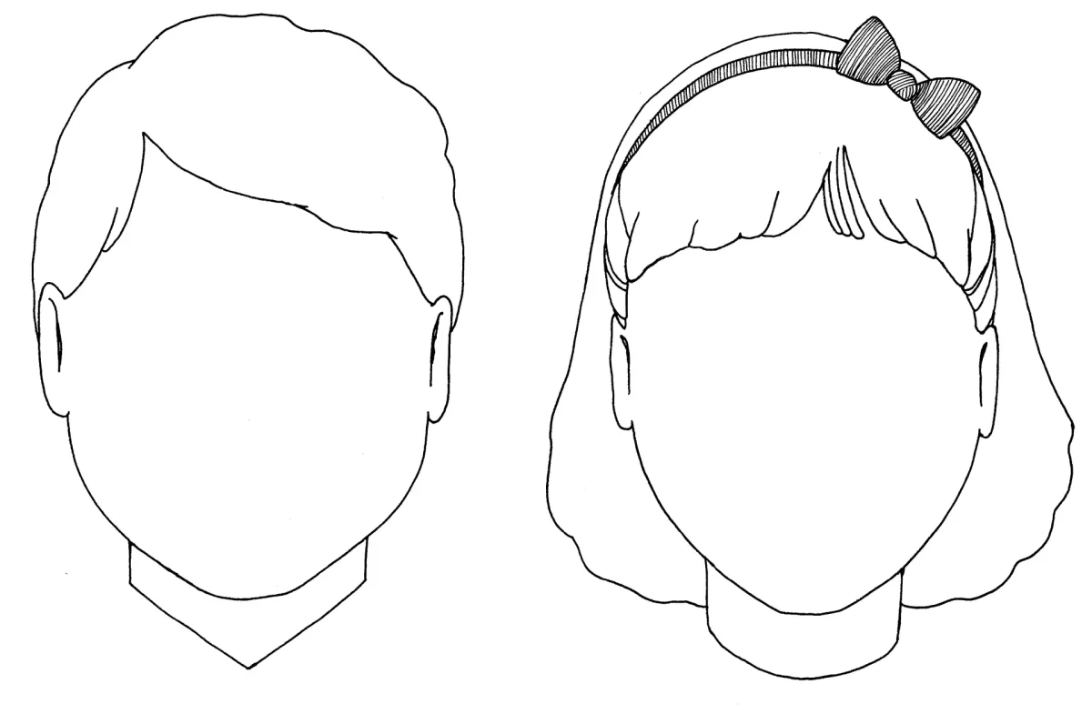 Части тела раскраска для малышей