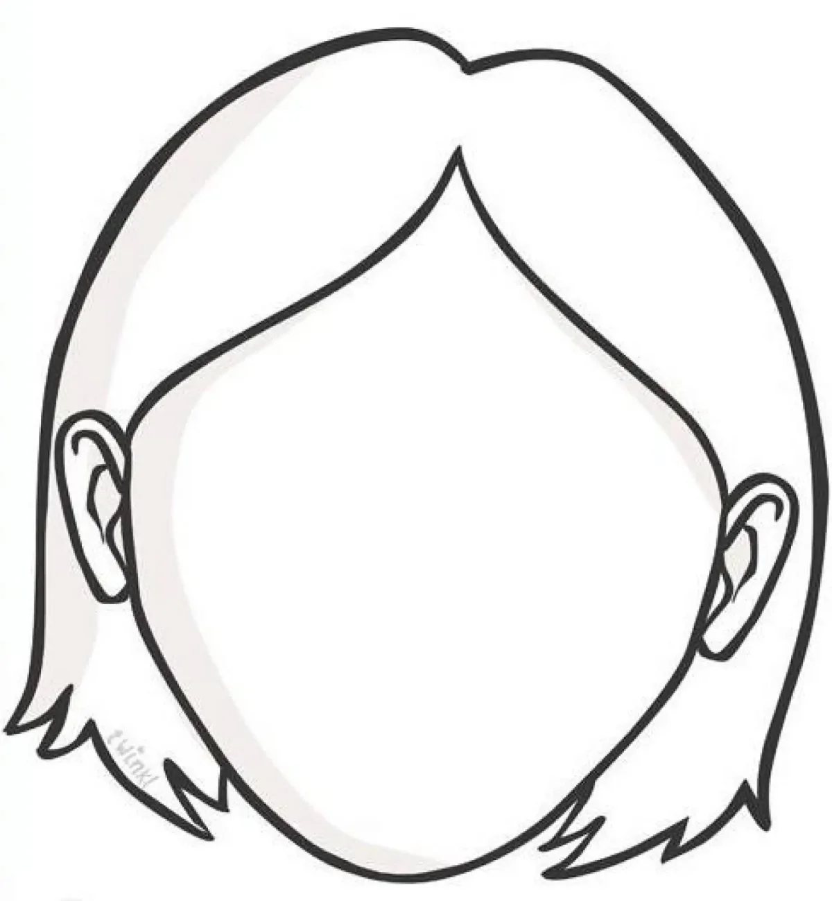 Портрет мамы раскраска для детей