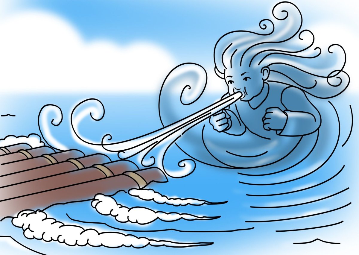 Ветер рисунок