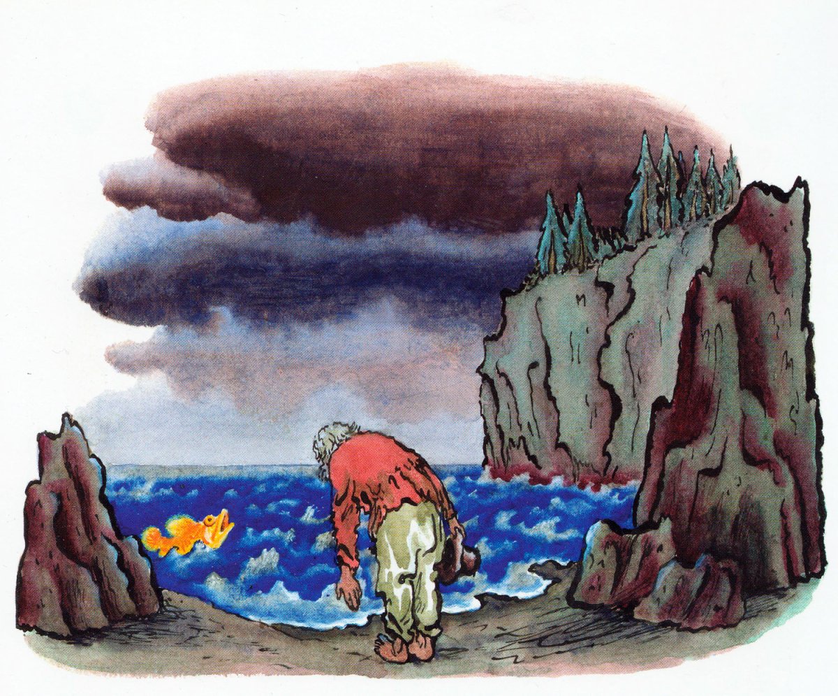 Владимир Михайлович Конашевич сказки Пушкина