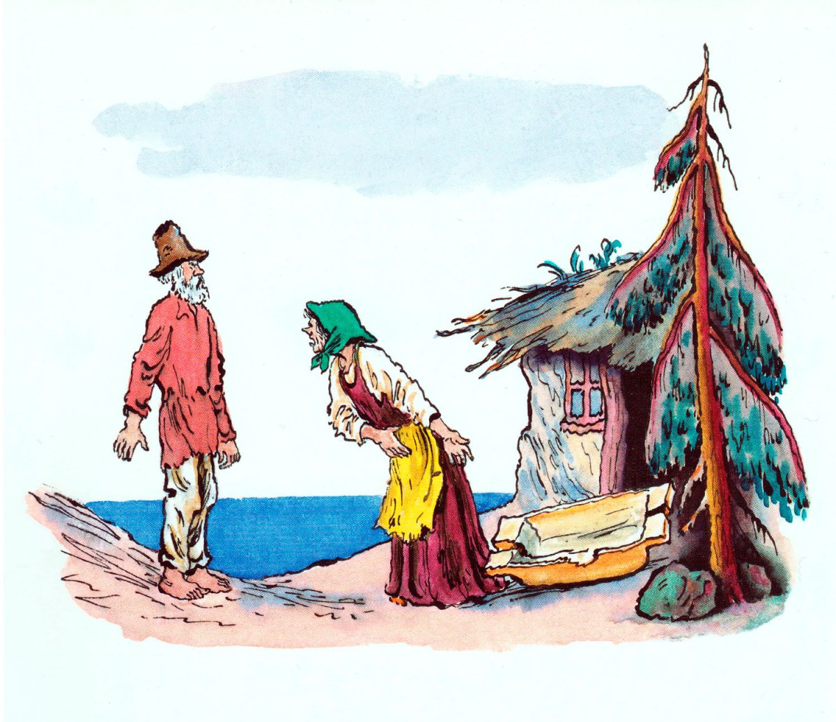 Муха Цокотуха иллюстрации Конашевича