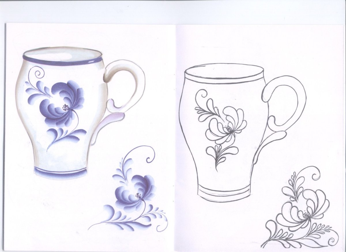 Трафарет "чайник"