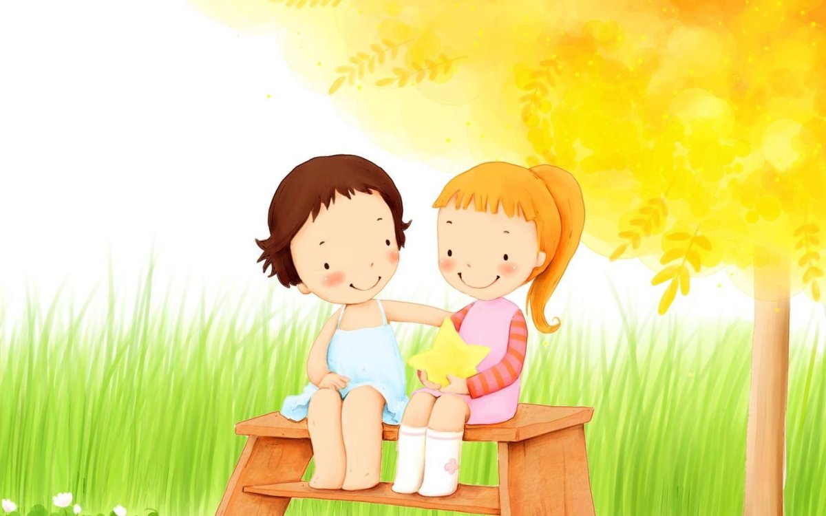 Фон для детского сада с мамой и малышом