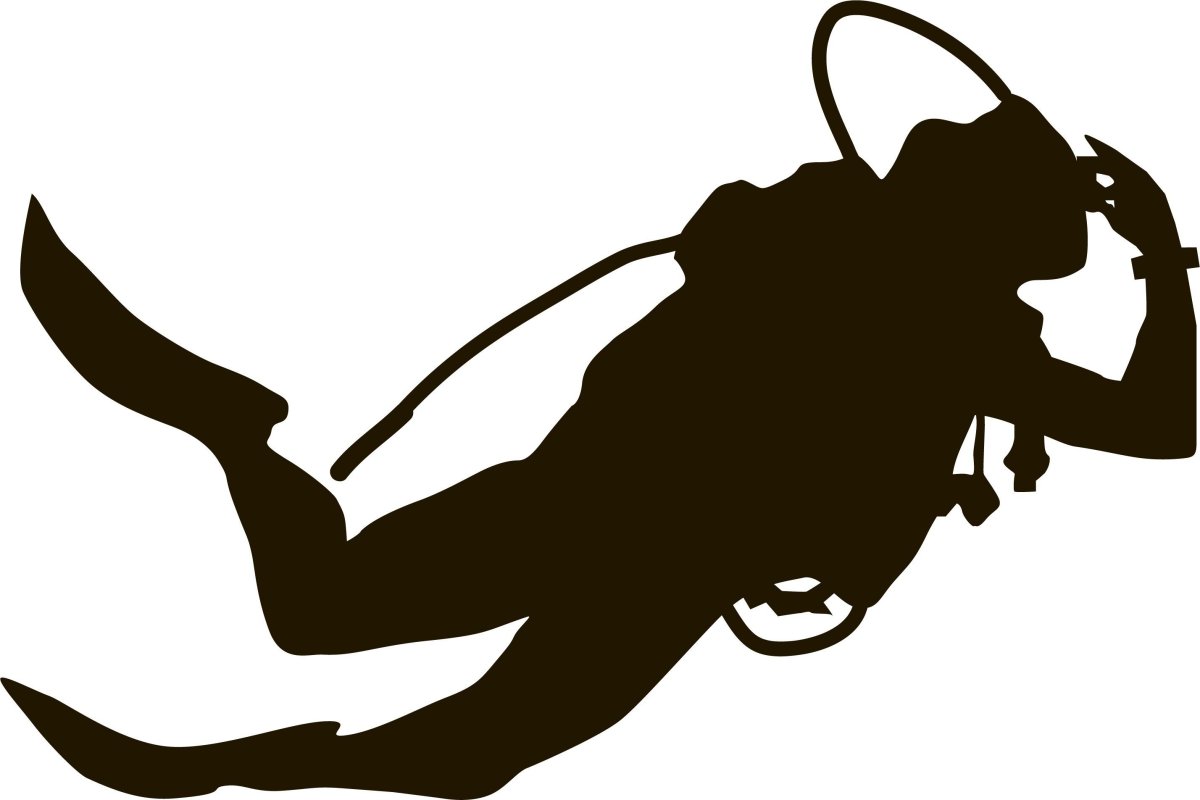 Плавание с аквалангом раскраска для детей