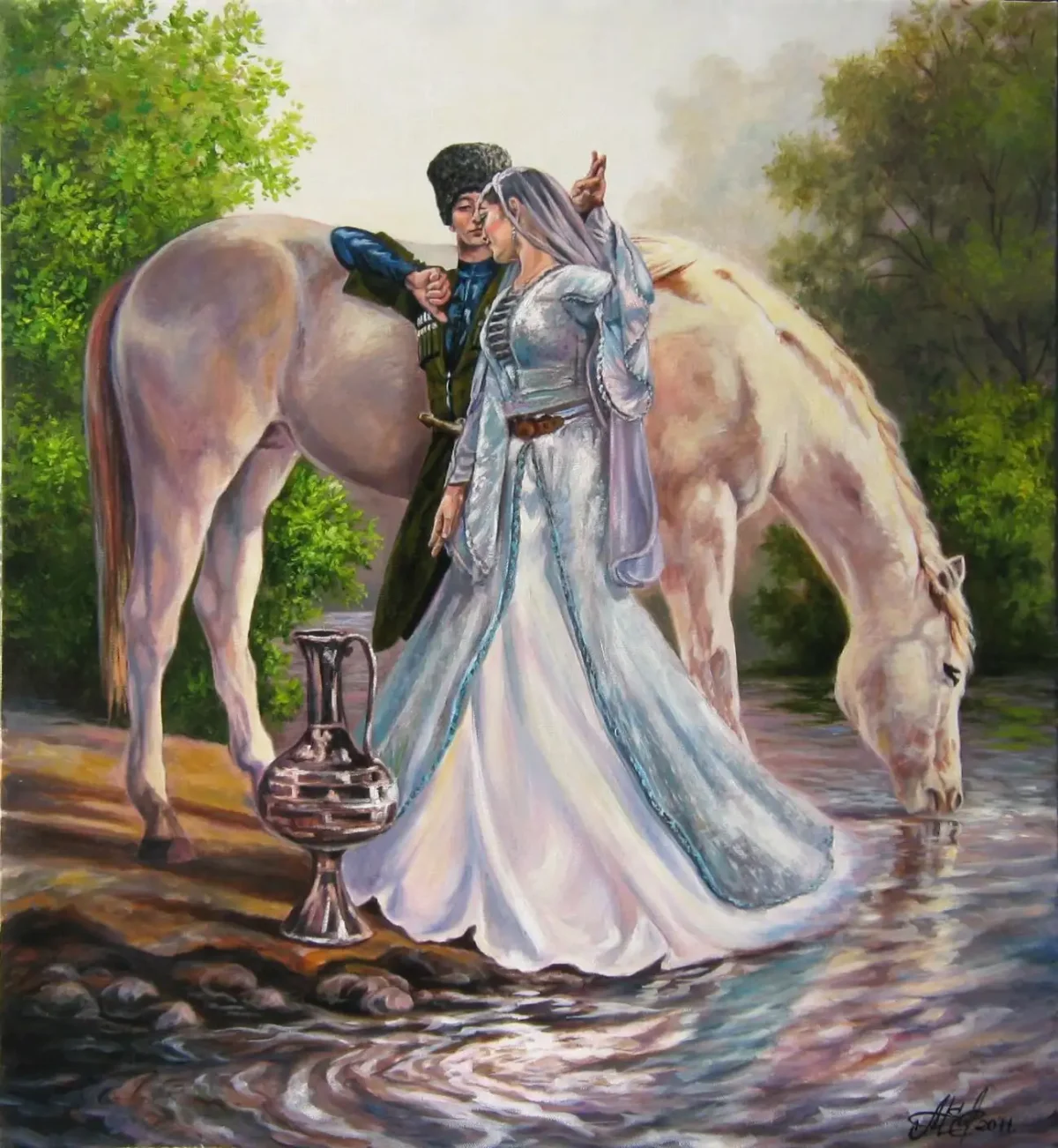 Иллюстрации народных костюмов