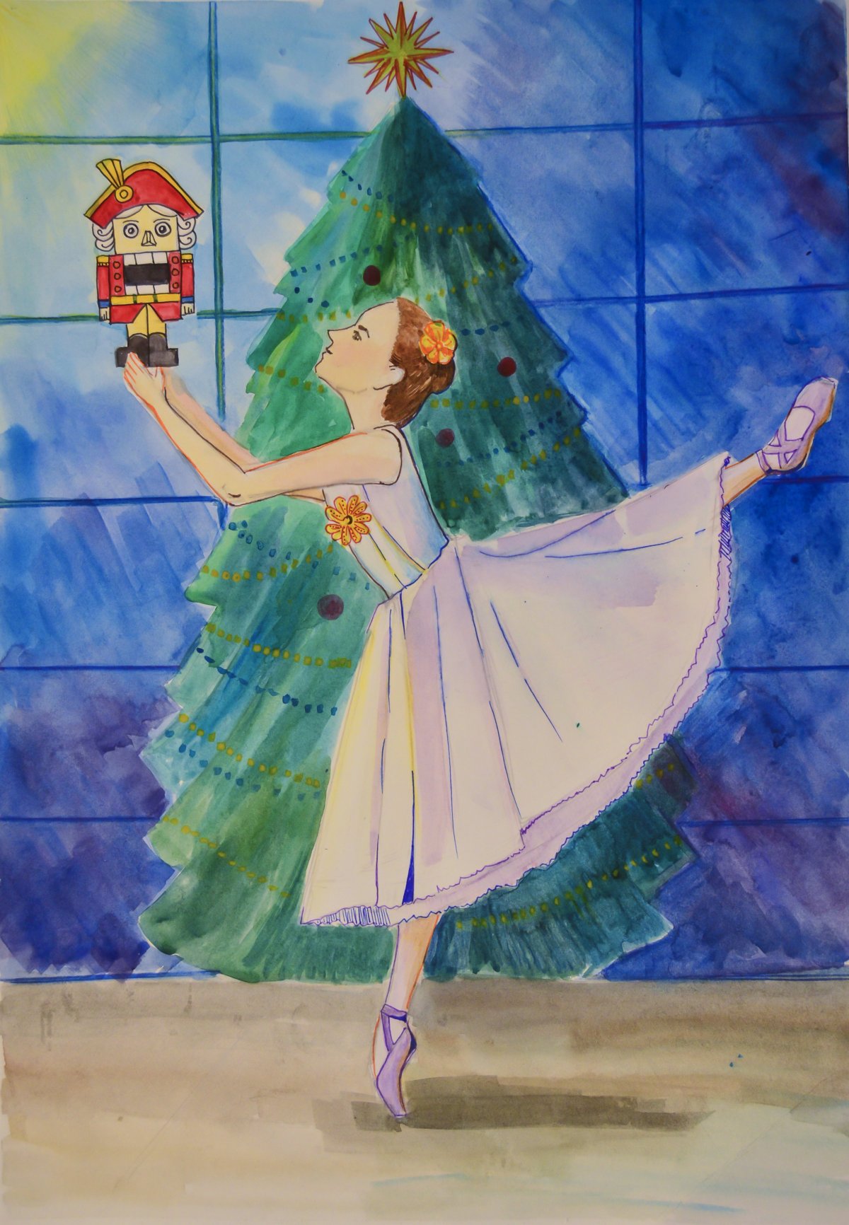 Иллюстрация к балету Щелкунчик Чайковского