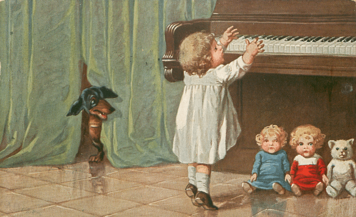 Дети музыканты живопись