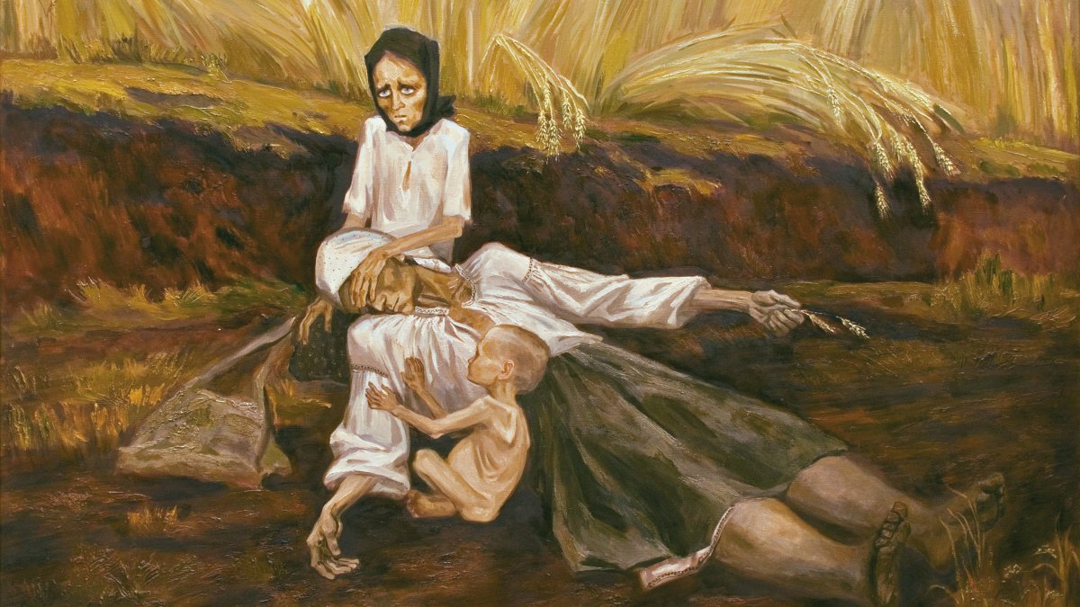 Картина изображающая голод