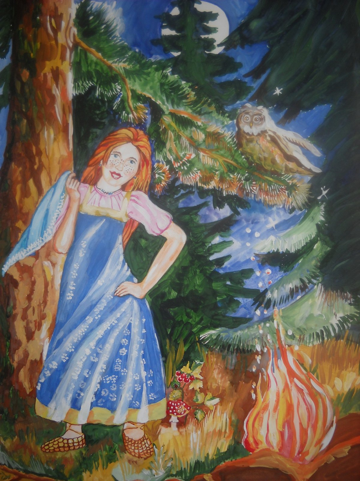 Огневушка поскакушка Бажова