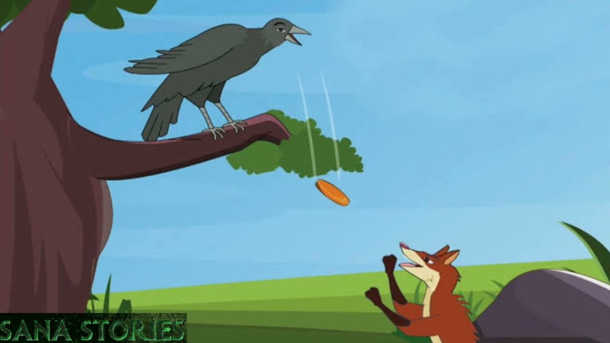 Басня Крылова ворона и лисица