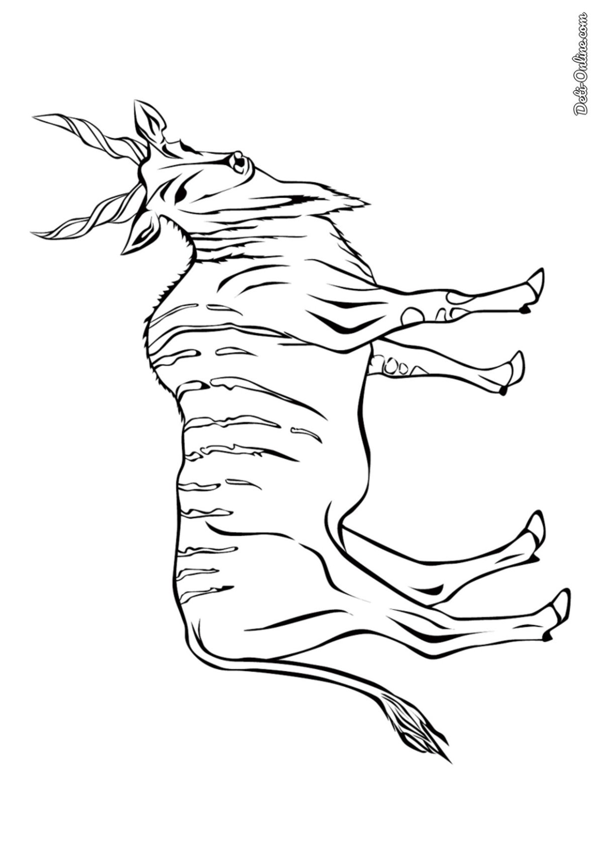 Антилопа в беге