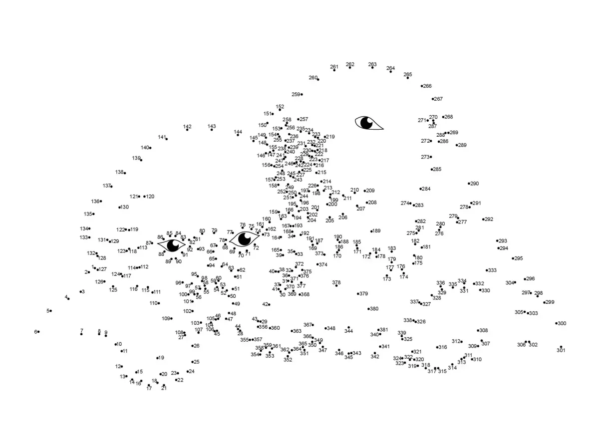 Рисование по точкамсложне