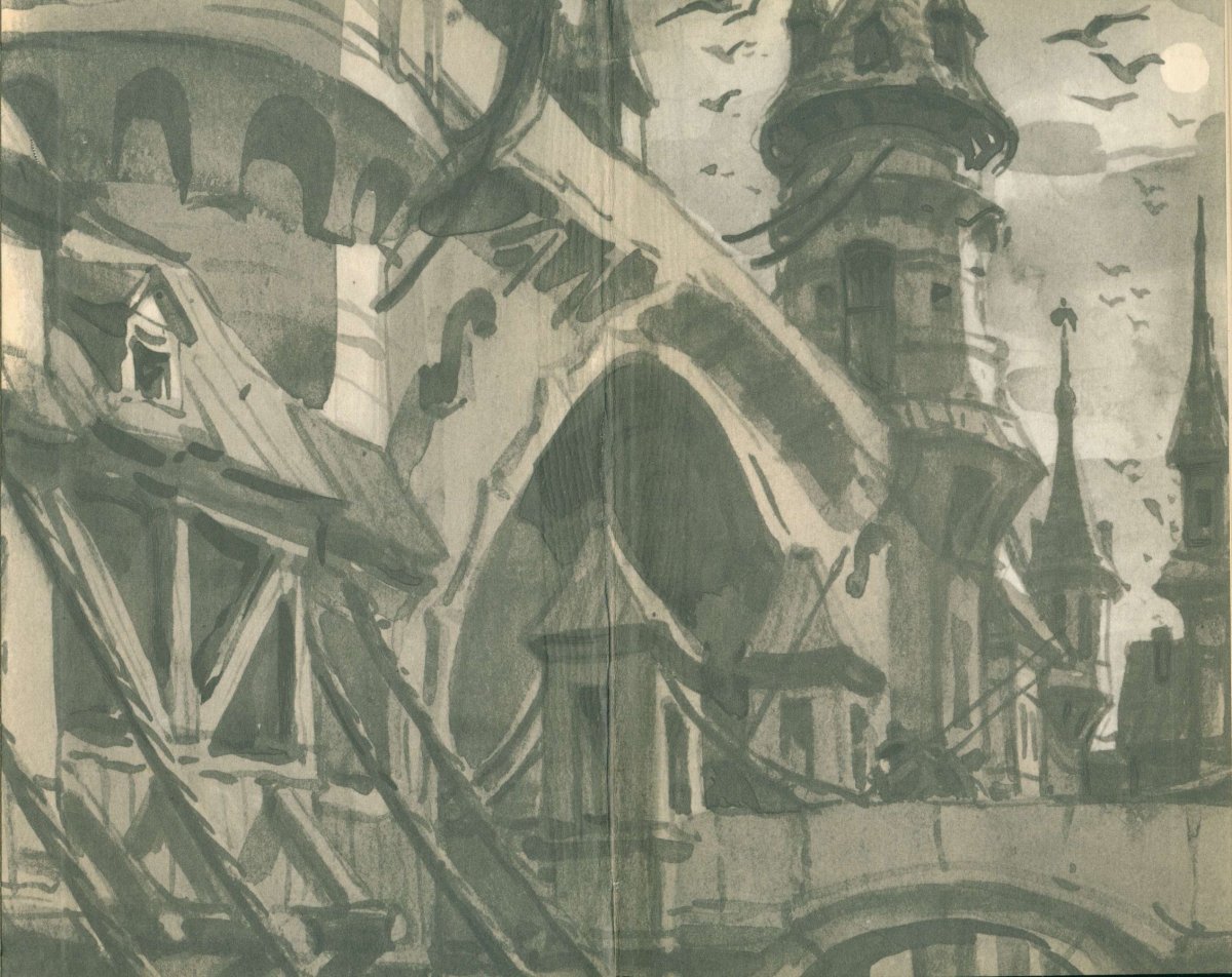 Владислав Крапивин старый дом иллюстрации