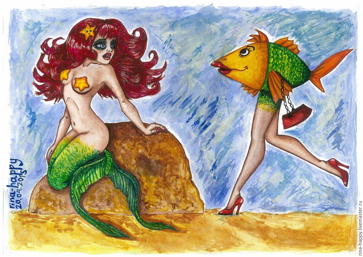 Иллюстрация к сказке Русалочка для 4 класса