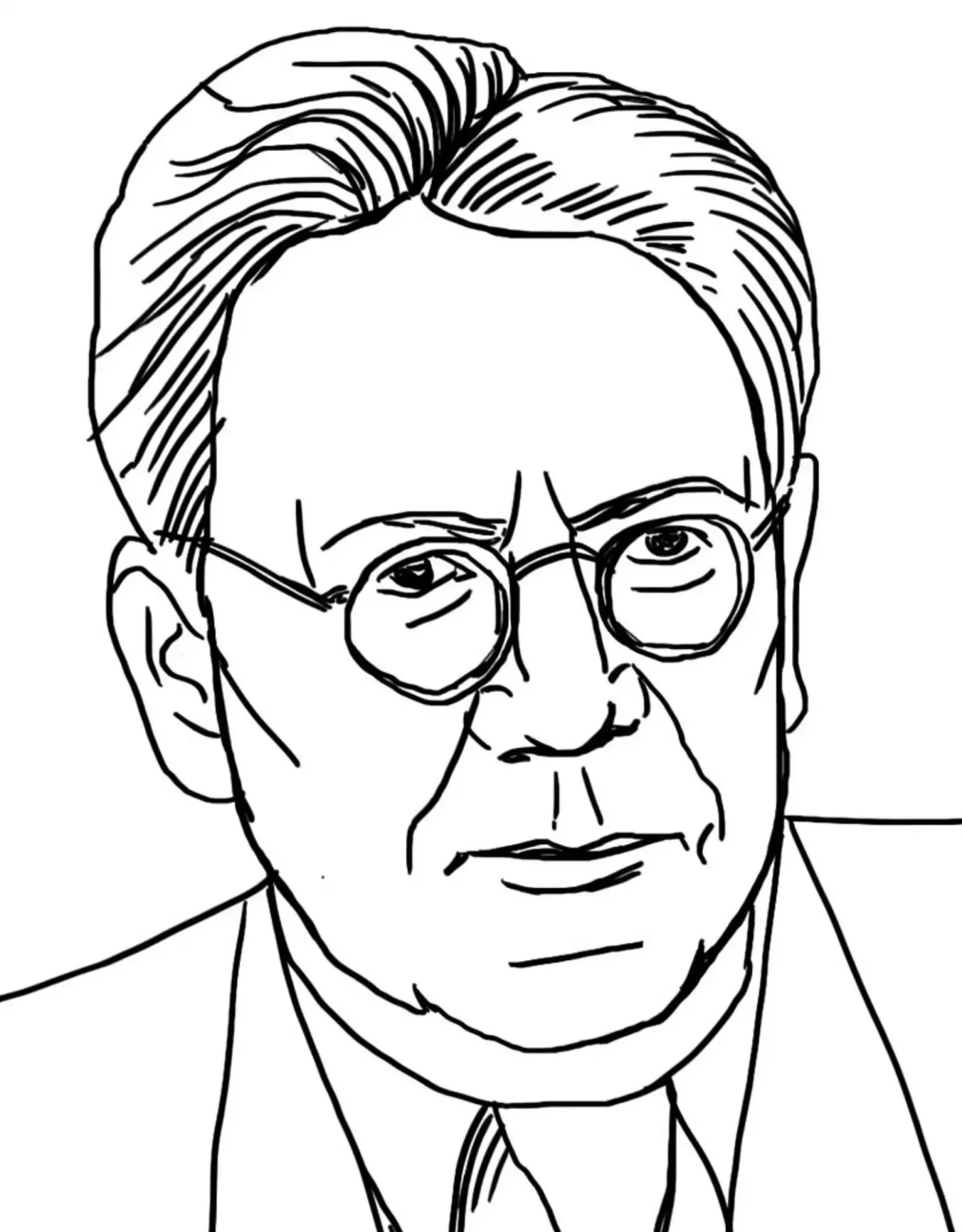 Маршак портрет