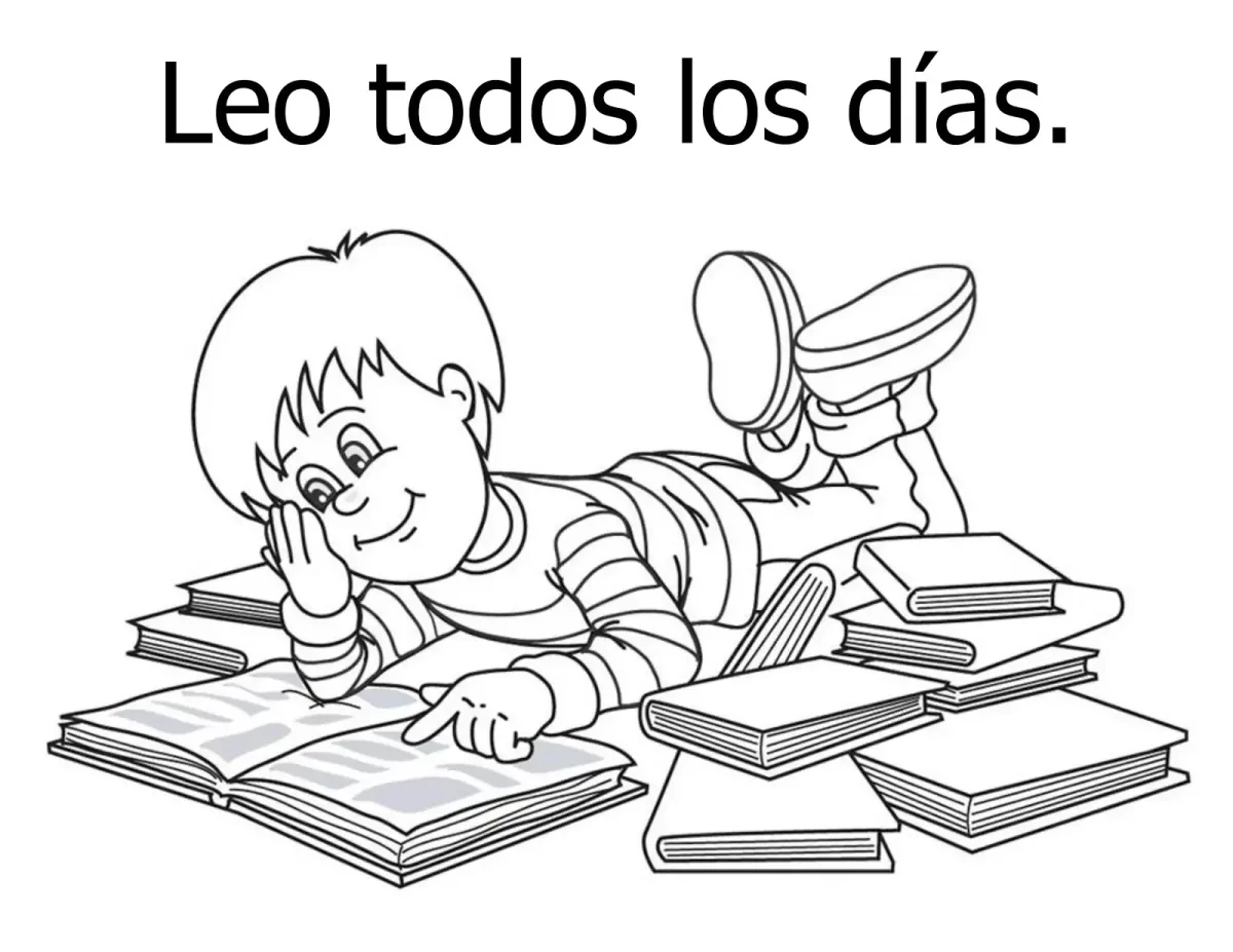 Раскраска "книга"