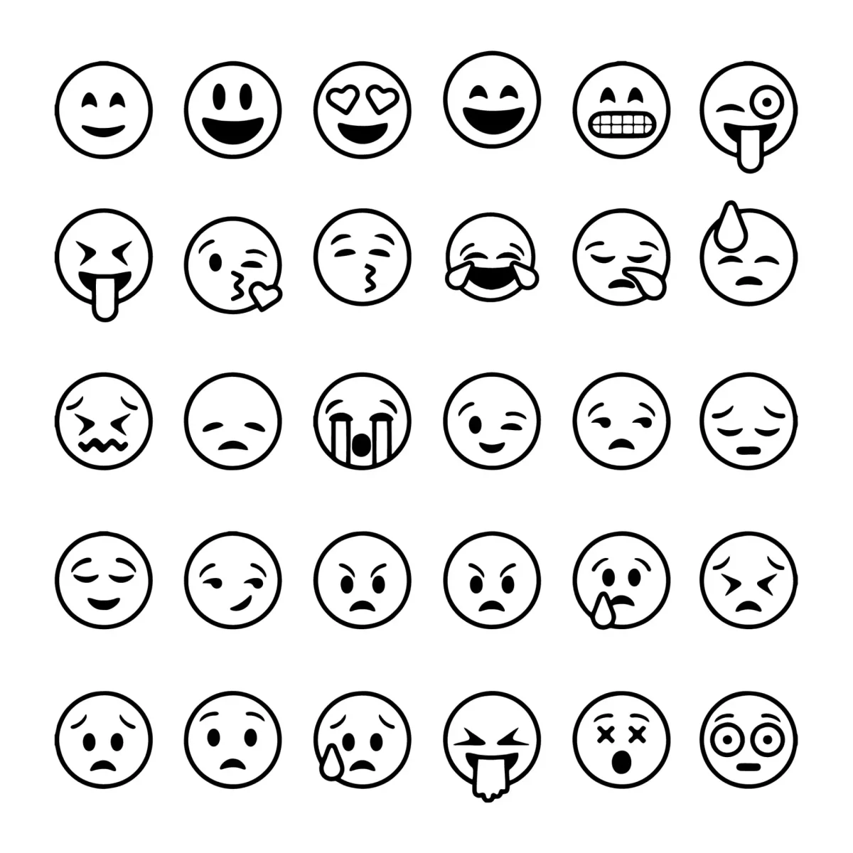 Эстетичные наклейки черно белые