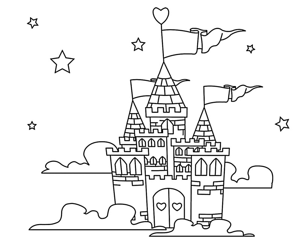 Радуга раскраска для детей