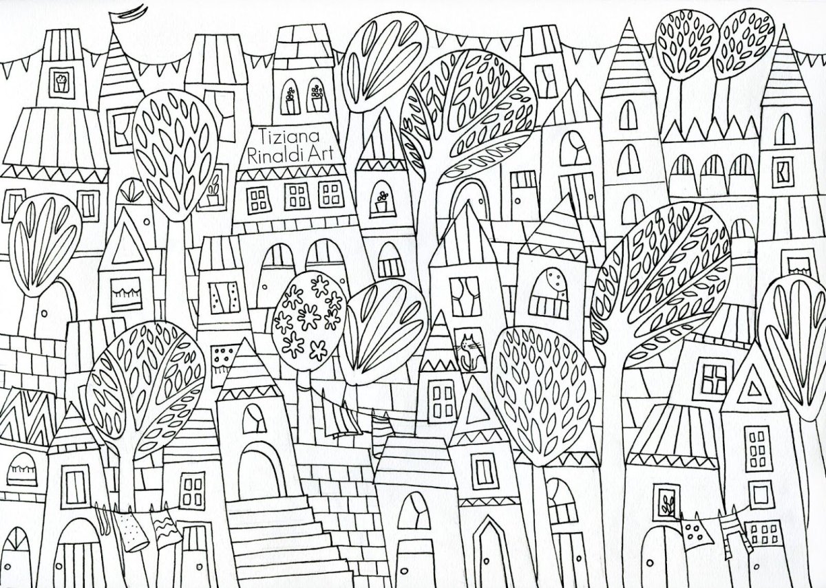 Детский сад будущего раскраска