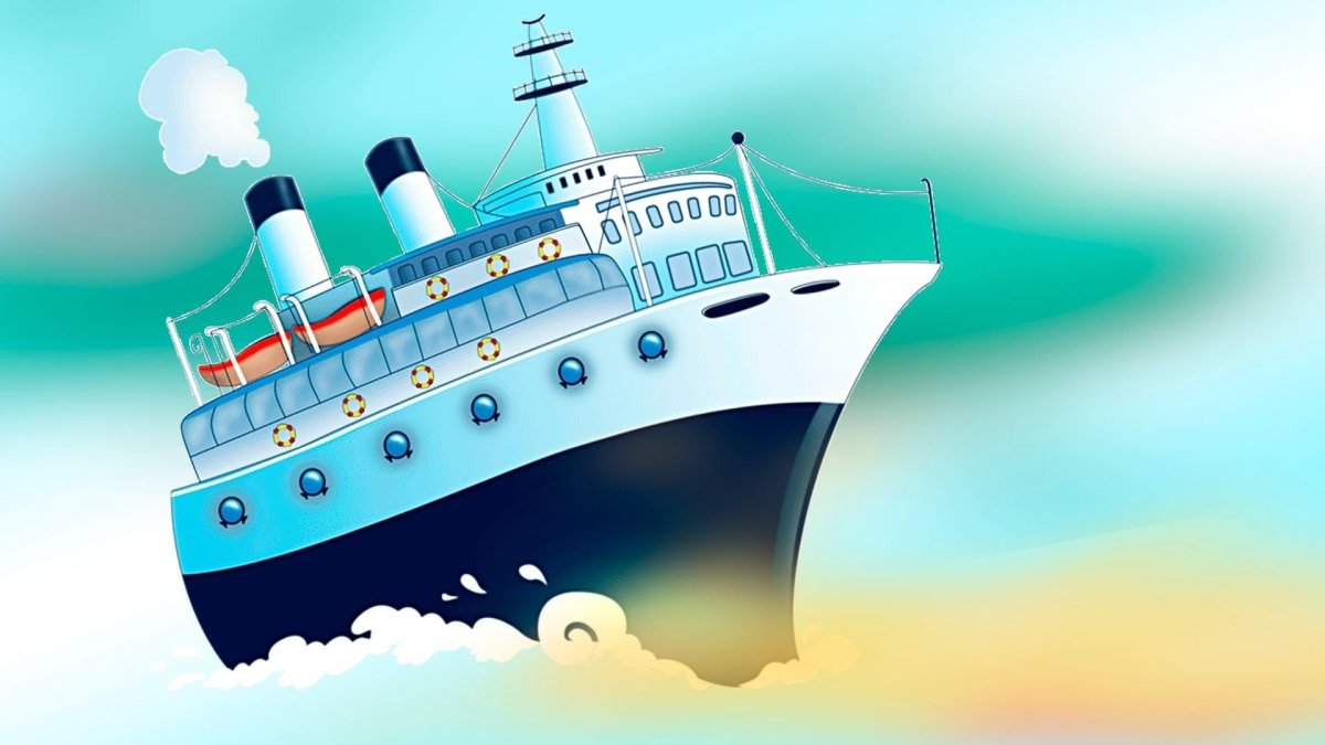 Иллюстрации кораблей для детей