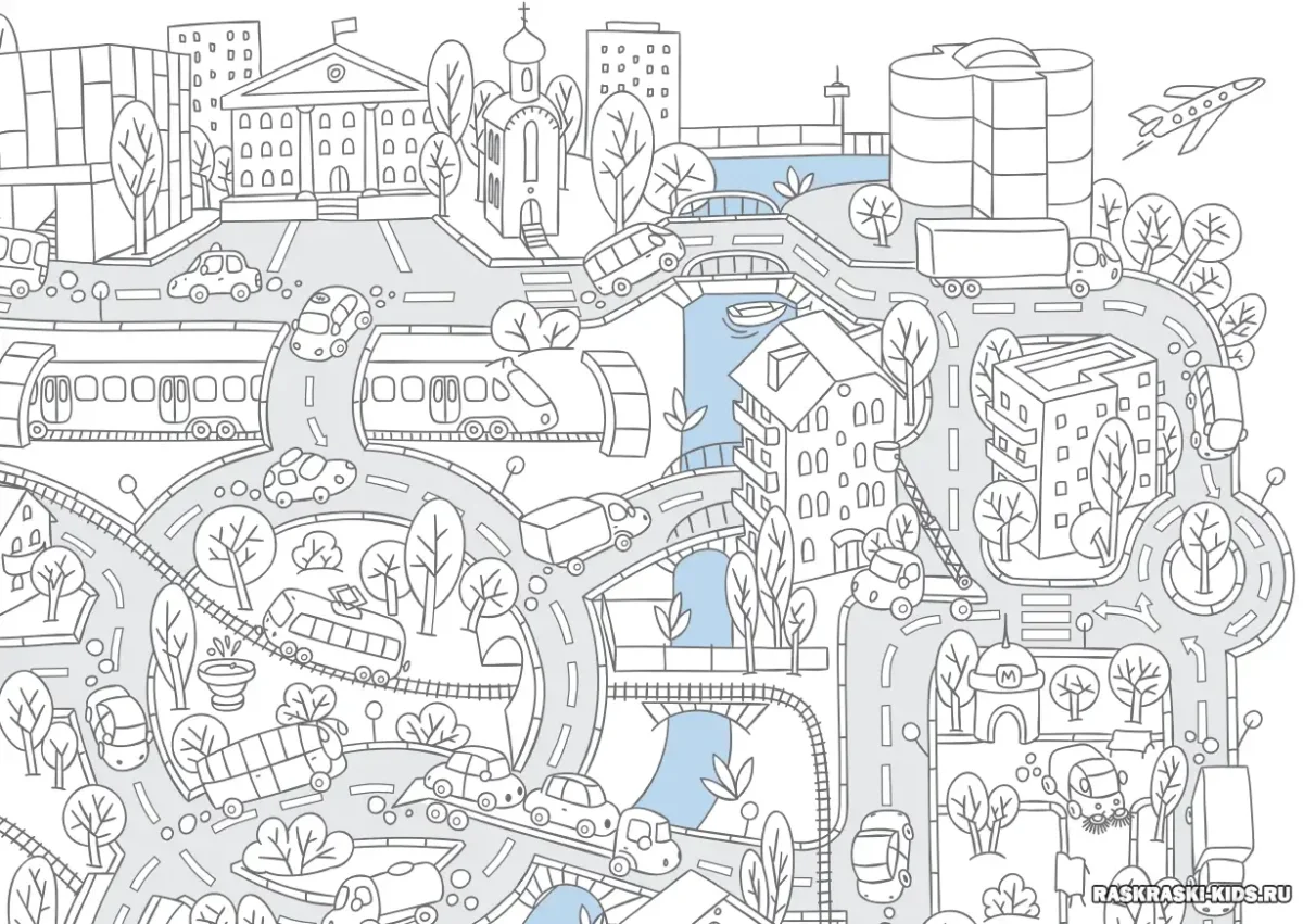 Раскраски большие