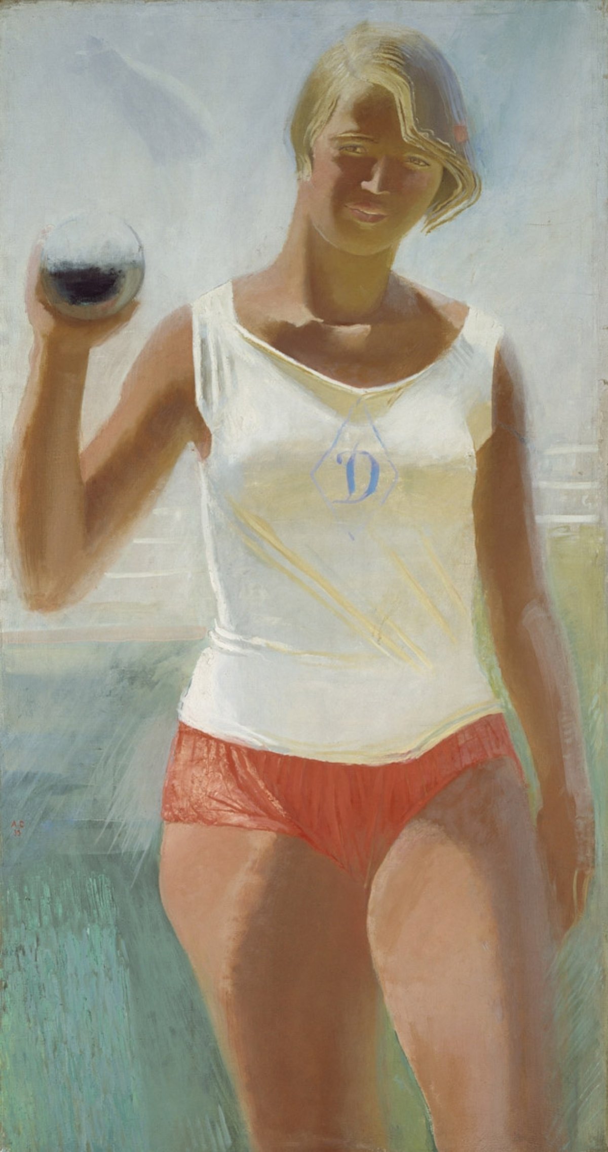 Пахомов купание Краснофлотцев с борта корабля