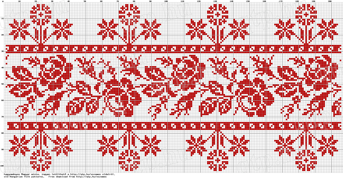 Орнамент для вышивки крестиком