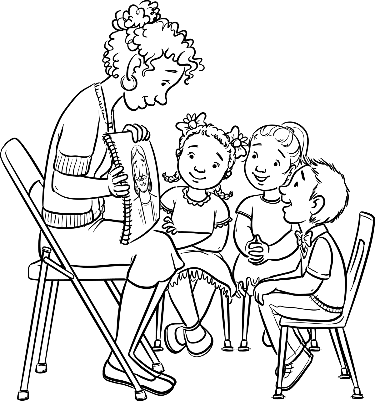 Семейные традиции раскраски для детей