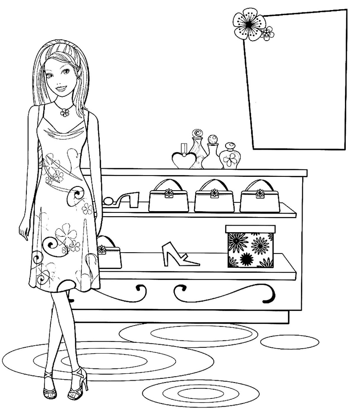 Рынок раскраска для детей