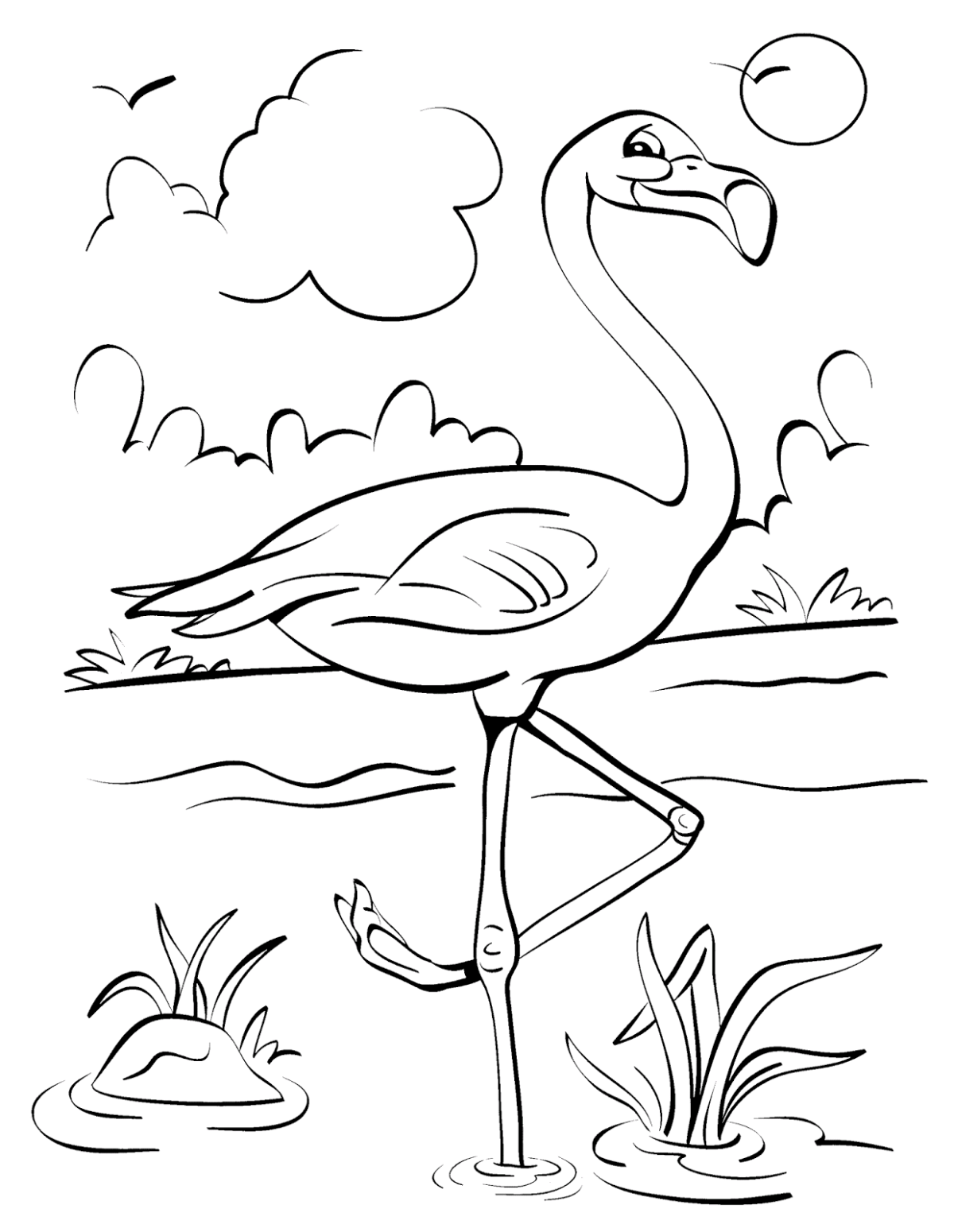 Птицы. Раскраска