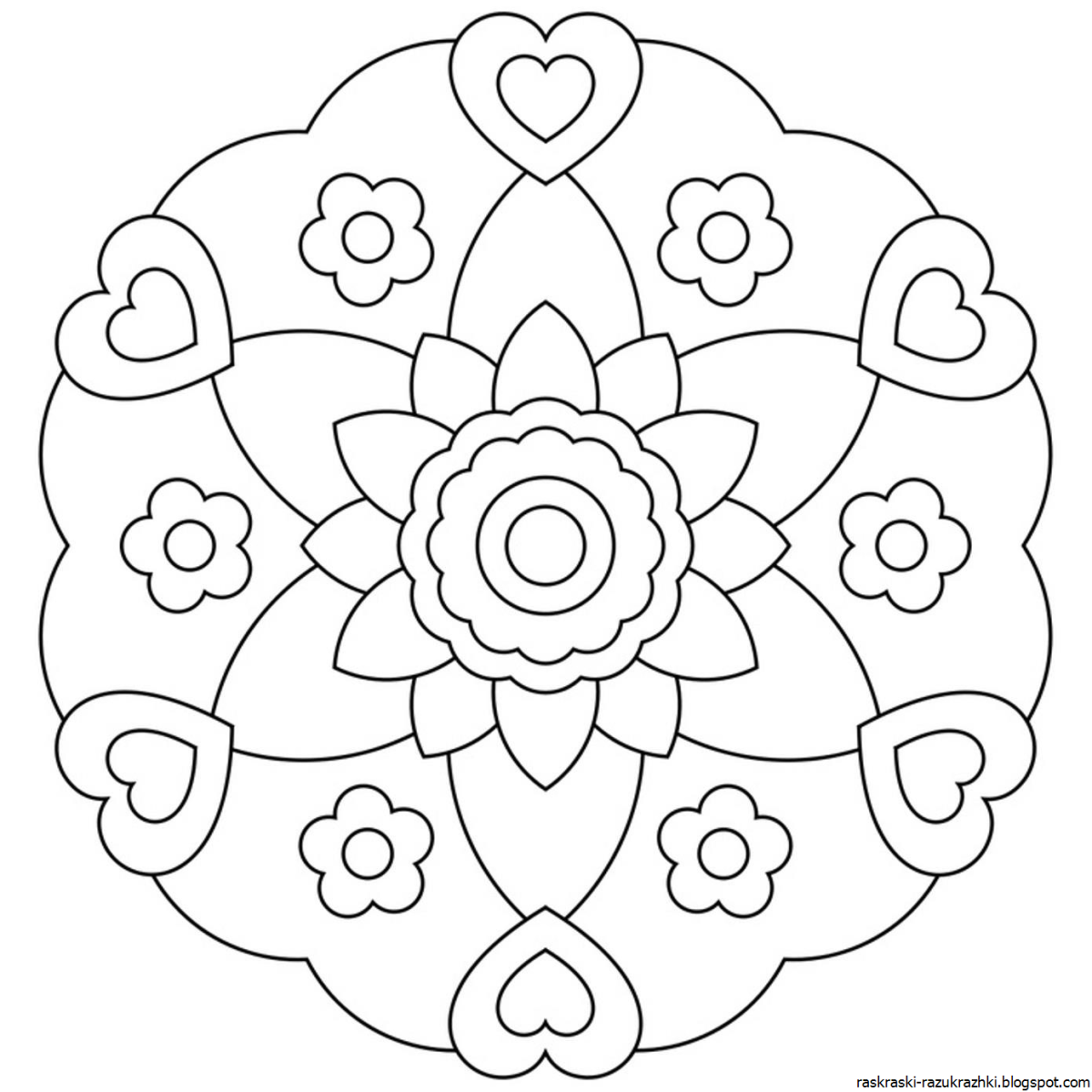Мандала для дошкольников