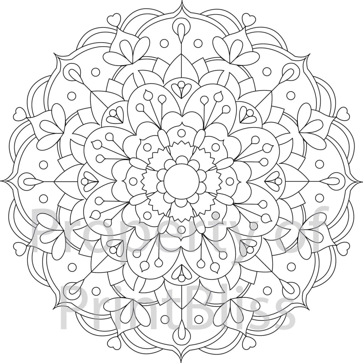 Интересные мандалы для раскрашивания