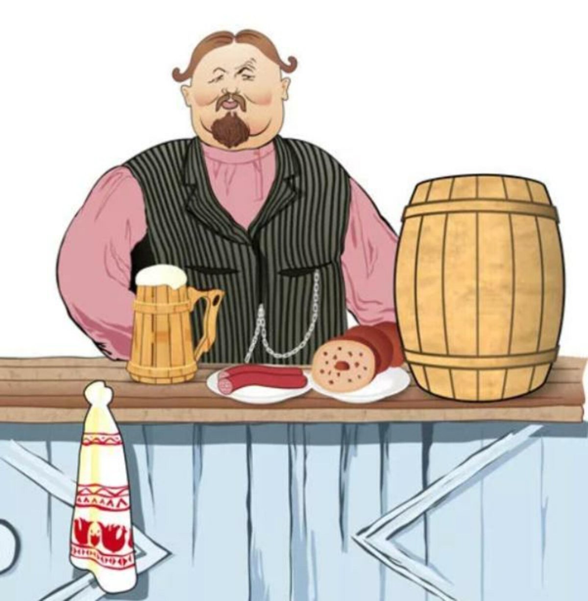 Торговец рисунок