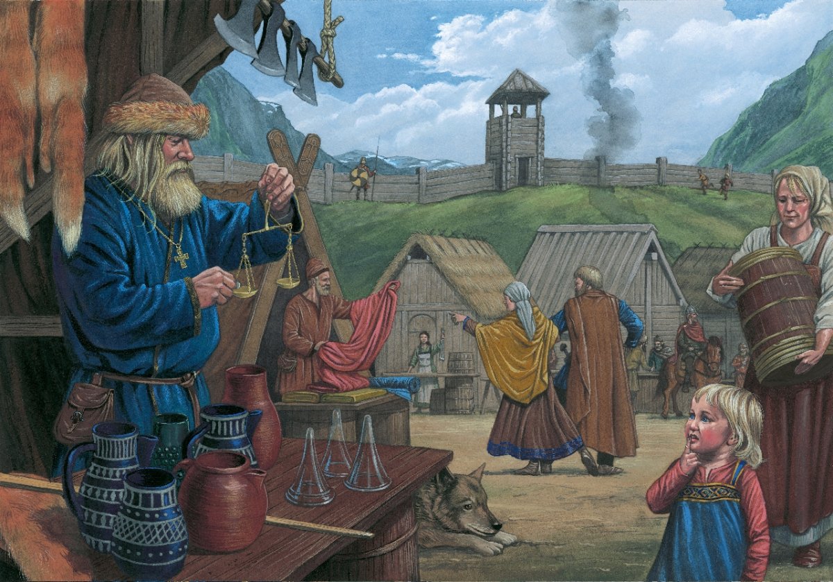 Купцы и ремесленники в древней Руси