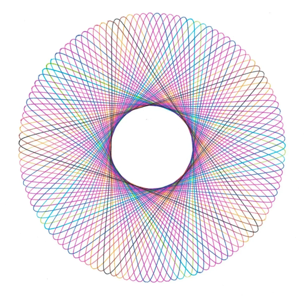 Открытка своими руками 8 марта спирограф