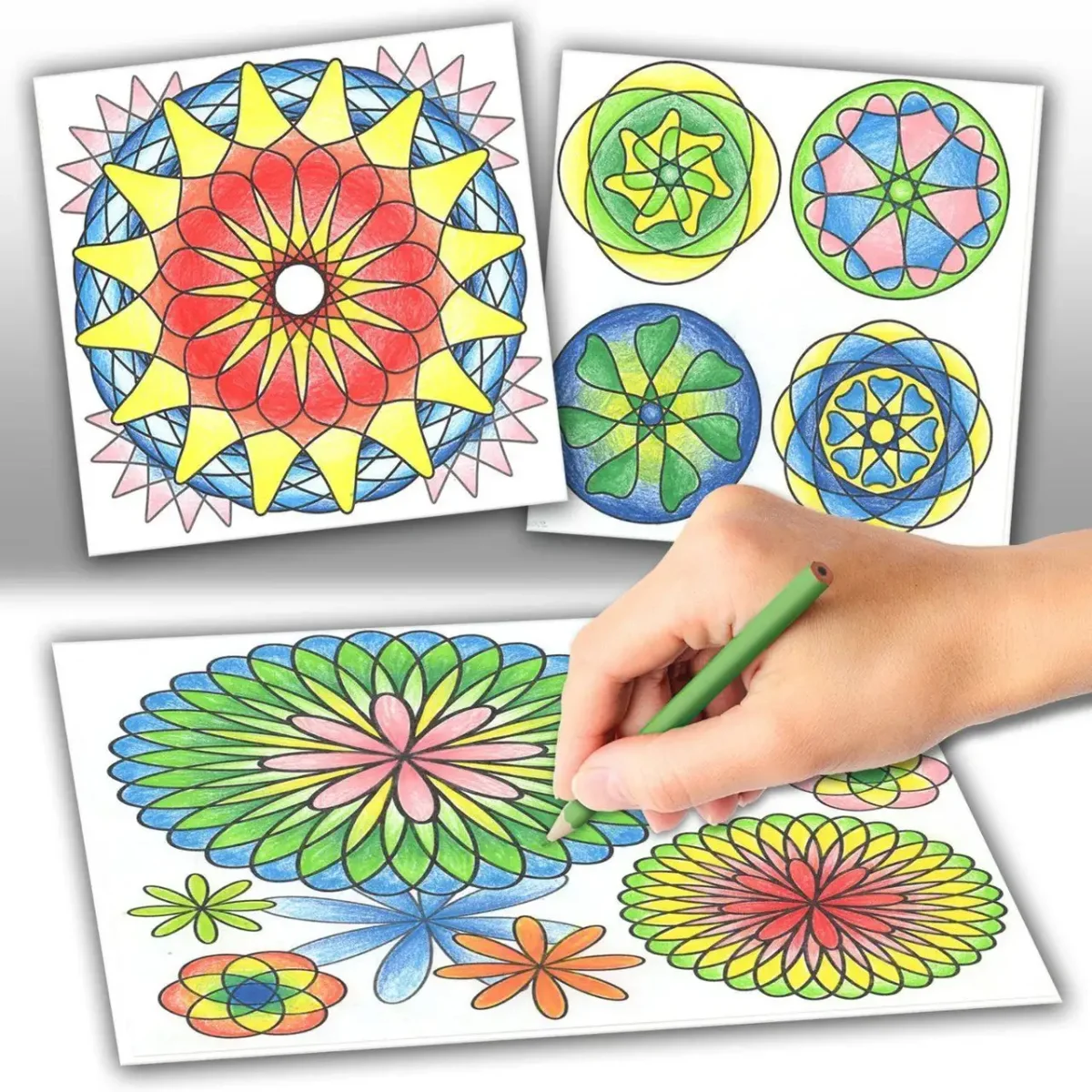 Узоры с помощью спирографа