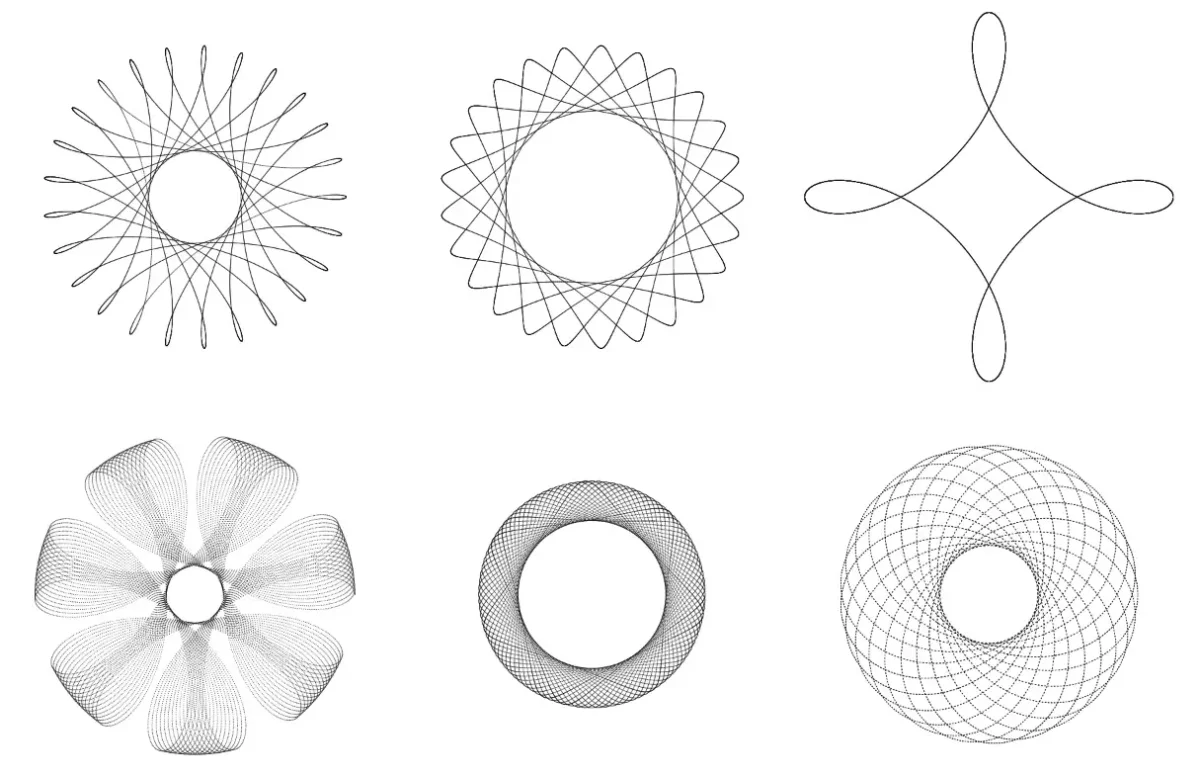 Робот спирограф рисунки