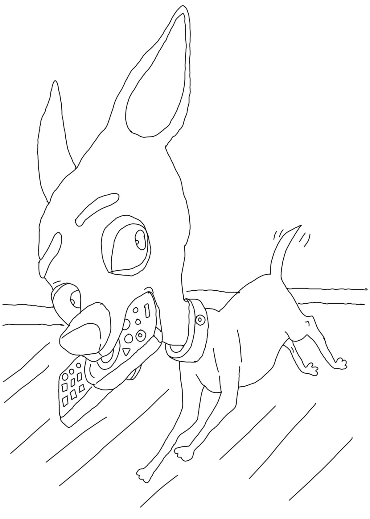 Фиксики кусачка раскраска