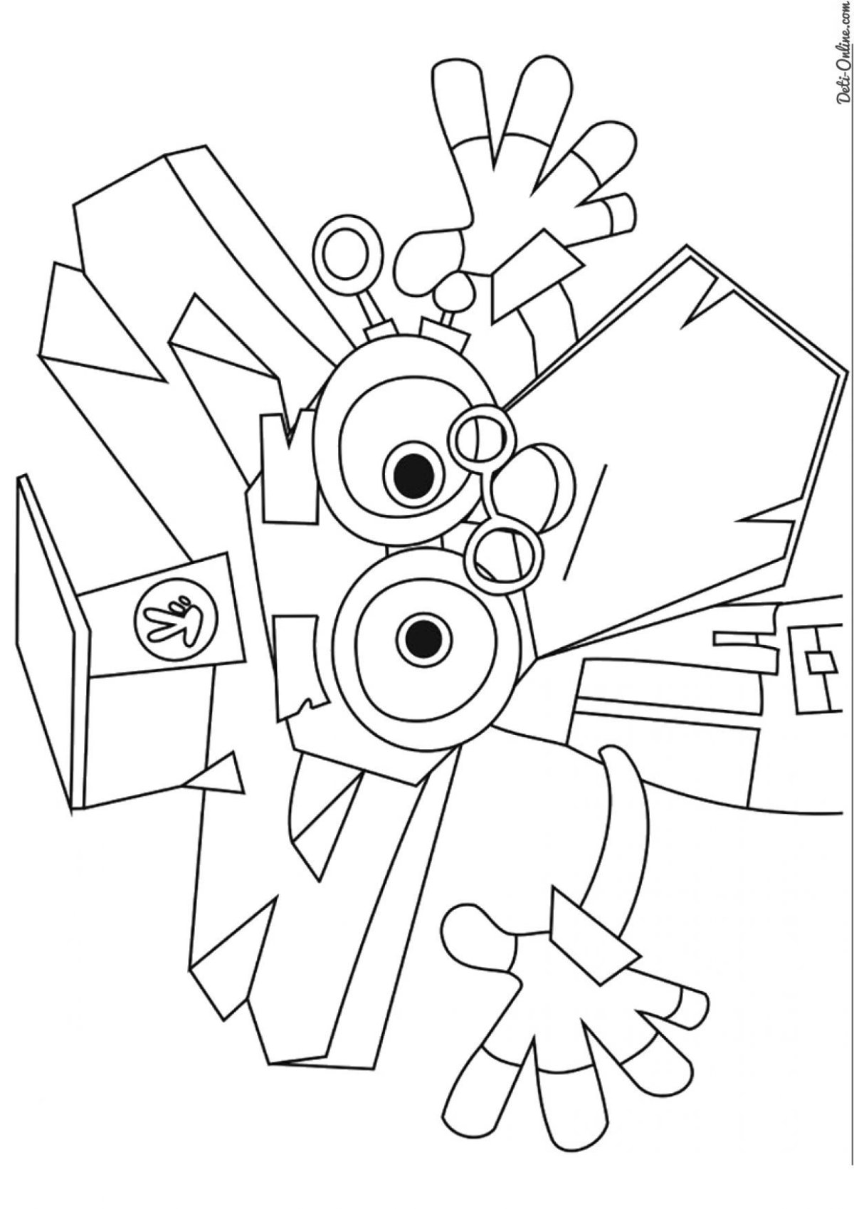 Раскраска Фиксики Файер