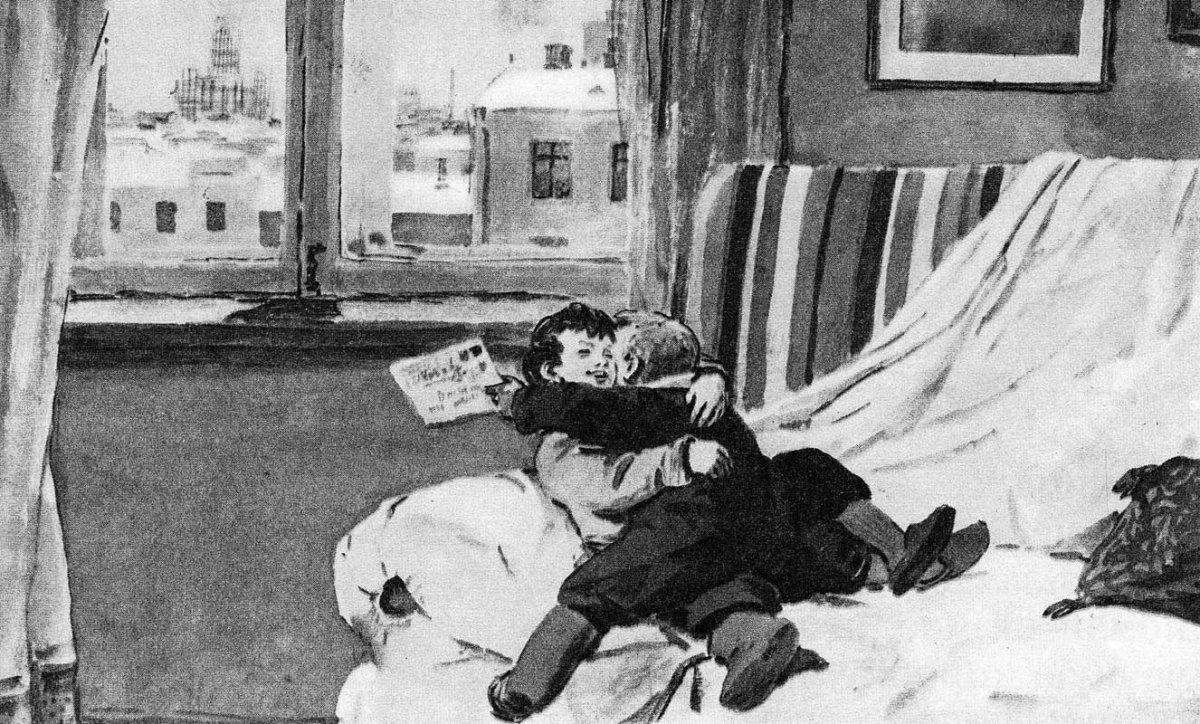 Санки раскраска для детей