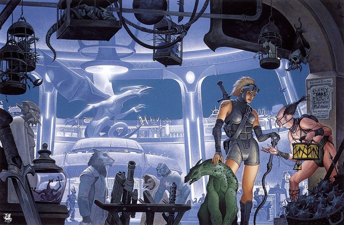 Научно фантастические иллюстрации