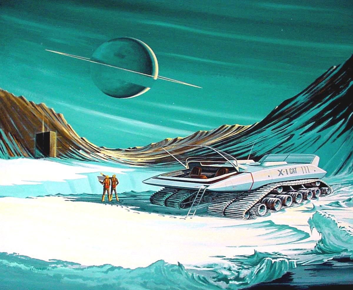 Космический ретро футуризм СССР