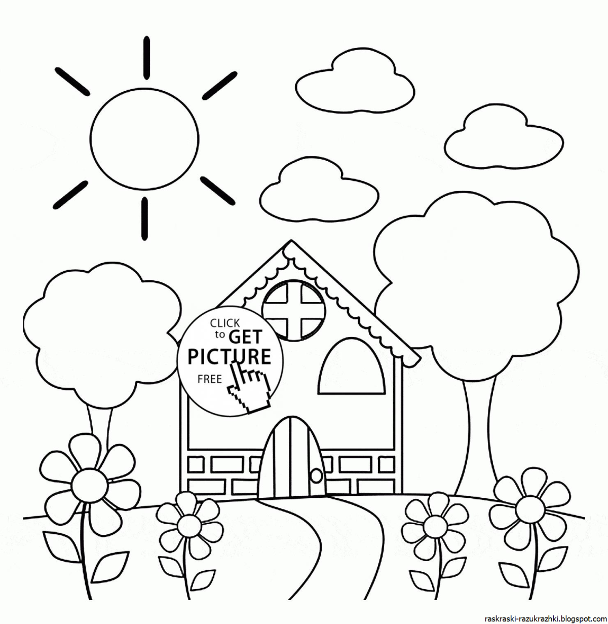 Go to School раскраска