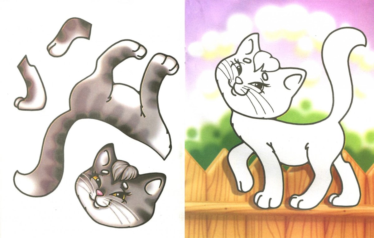 Раскраска кот