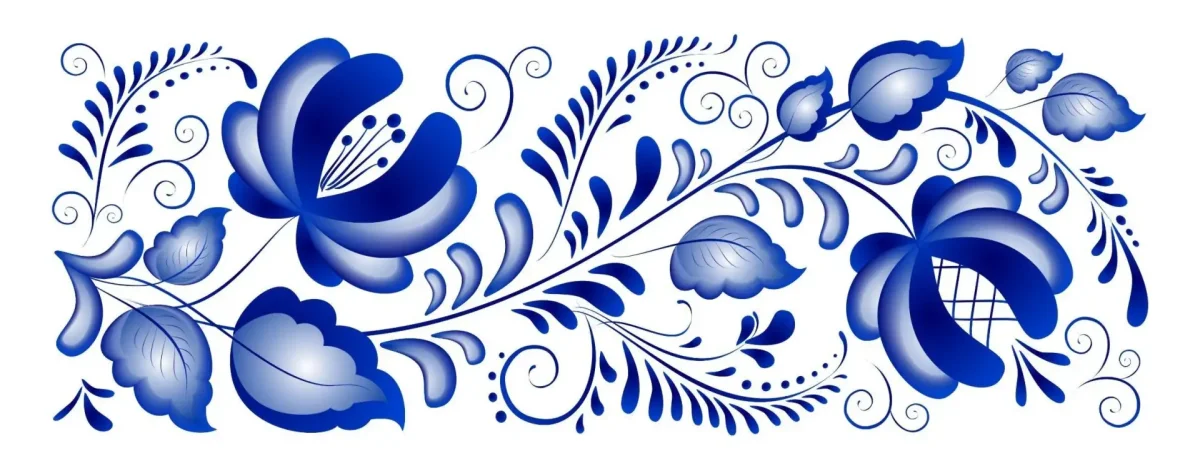 Гжельская роспись узоры Гжель