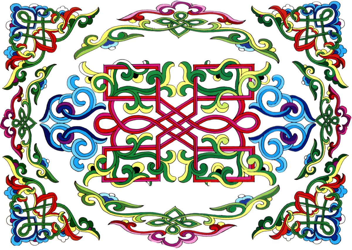 Татарский зооморфный орнамент